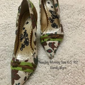 Naughty Monkey Pumps Size 6.5